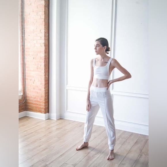 Crop Top and Sweatpants Set - Picture 2 of 3